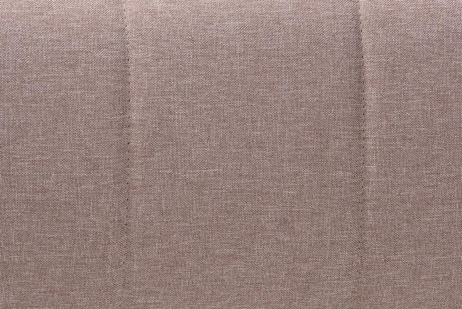 Baxton Studio Lanoma Contemporary Clay Fabric Upholstered Convertible Sleeper Sofa FredCo