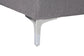 Baxton Studio Lanoma Contemporary Slate Grey Fabric Upholstered Convertible Sleeper Sofa FredCo