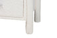 Baxton Studio Laria Modern White Teddy-Bear Fabric 2-Drawer Nightstand FredCo
