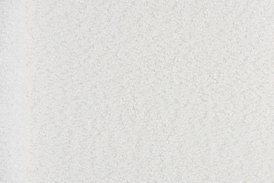 Baxton Studio Laria Modern White Teddy-Bear Fabric 6-Drawer Dresser FredCo