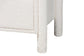 Baxton Studio Laria Modern White Teddy-Bear Fabric King Size 4-Piece Bedroom Set FredCo