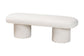 Baxton Studio Laria Modern White Teddy-Bear Fabric Queen Size 5-Piece Bedroom Set FredCo