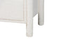 Baxton Studio Laria Modern White Teddy-Bear Fabric Queen Size 5-Piece Bedroom Set FredCo
