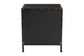 Baxton Studio Laura Vintage Black Canvas 2-Drawer End Table Trunk FredCo