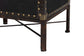 Baxton Studio Laura Vintage Black Canvas Lift-Top Trunk End Table FredCo