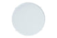 Baxton Studio Laverne White Metal Side Table with Scalloped Tray Top - Round Accent Table with Decorative Base for Indoor or Semi-Outdoor Use FredCo