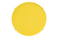 Baxton Studio Laverne Yellow Metal Side Table with Scalloped Tray Top - Round Accent Table with Decorative Base for Indoor or Semi-Outdoor Use FredCo