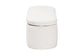 Baxton Studio Lavina Modern White Teddy-Bear Fabric Storage Bench FredCo