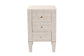 Baxton Studio Leyna Modern Beige Faux Shagreen 3-Drawer End Table FredCo
