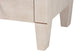 Baxton Studio Leyna Modern Beige Faux Shagreen 3-Drawer Storage Cabinet FredCo