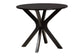 Baxton Studio Linnet Mid-Century Modern Dark Brown Finished Wood and Rattan 5-Piece Dining Set FredCo