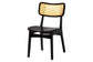 Baxton Studio Linnet Mid-Century Modern Dark Brown Finished Wood and Rattan 7-Piece Dining Set FredCo
