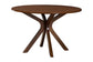 Baxton Studio Linnet Mid-Century Modern Walnut Brown Finished Wood and Rattan 7-Piece Dining Set FredCo