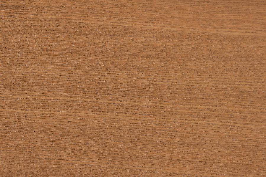 Baxton Studio Lorana Mid-Century Modern Grey Fabric and Walnut Brown Wood King Size Platform Bed FredCo