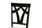 Baxton Studio Luise Modern Grey Fabric and Dark Brown Finished Wood 7-Piece Dining Set FredCo