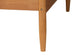 Baxton Studio Malaya Modern Oak Brown Wood Twin Daybed with Scalloped Edges FredCo