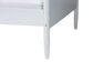 Baxton Studio Malaya Modern White Wood Full Daybed with Scalloped Edges FredCo