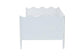 Baxton Studio Malaya Modern White Wood Twin Daybed with Scalloped Edges FredCo