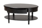 Baxton Studio Malinda Classic Black Wood 1-Drawer Coffee Table with Spindle Legs FredCo