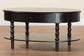 Baxton Studio Malinda Classic Black Wood 1-Drawer Coffee Table with Spindle Legs FredCo