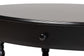 Baxton Studio Malinda Classic Black Wood 1-Drawer Coffee Table with Spindle Legs FredCo