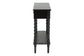 Baxton Studio Malinda Classic Black Wood 2-Drawer Console Table with Spindle Legs FredCo