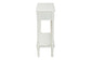 Baxton Studio Malinda Classic White Wood 2-Drawer Console Table with Spindle Legs FredCo
