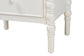 Baxton Studio Malinda Classic White Wood 2-Drawer End Table with Spindle Legs FredCo