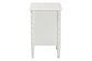 Baxton Studio Malinda Classic White Wood 2-Drawer End Table with Spindle Legs FredCo