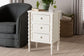 Baxton Studio Malinda Classic White Wood 3-Drawer End Table with Spindle Legs FredCo