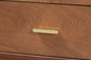 Baxton Studio Mandolin Mid-Century Ash Walnut Wood 2-Drawer Nightstand FredCo