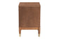 Baxton Studio Mandolin Mid-Century Ash Walnut Wood 2-Drawer Nightstand FredCo