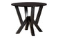 Baxton Studio Mari Modern Beige Fabric and Dark Brown Finished Wood 5-Piece Dining Set FredCo