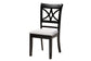 Baxton Studio Mari Modern Grey Fabric and Dark Brown Finished Wood 5-Piece Dining Set FredCo