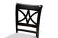 Baxton Studio Mari Modern Grey Fabric and Dark Brown Finished Wood 5-Piece Dining Set FredCo