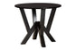Baxton Studio Mari Modern Grey Fabric and Dark Brown Finished Wood 5-Piece Dining Set FredCo