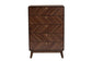 Baxton Studio Markell Mid-Century Modern Transitional Walnut Brown Finished Wood 5-Drawer Storage Chest FredCo