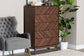 Baxton Studio Markell Mid-Century Modern Transitional Walnut Brown Finished Wood 5-Drawer Storage Chest FredCo