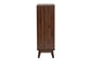 Baxton Studio Markell Mid-Century Modern Transitional Walnut Brown Finished Wood 5-Drawer Storage Chest FredCo