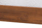 Baxton Studio Matilda Mid-Century Modern Ash Walnut Finished Wood Twin Size Daybed FredCo