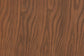 Baxton Studio Melora Mid-Century Modern Walnut Brown Finished Wood and Rattan Full Size 4-Piece Bedroom Set FredCo