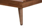 Baxton Studio Melora Mid-Century Modern Walnut Brown Finished Wood and Rattan Twin Size 3-Piece Bedroom Set FredCo