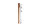 Baxton Studio Mendel Mid-Century Walnut Brown Wood and Rattan Queen Size Platform Bed FredCo