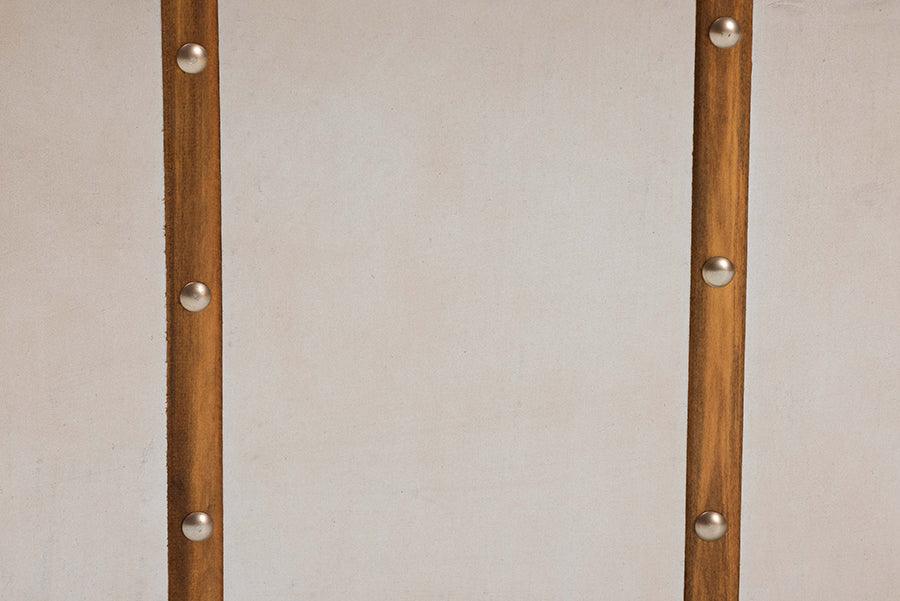 Baxton Studio Naylor Vintage Matte Bronze 3-Drawer Cabinet FredCo