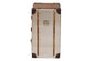 Baxton Studio Naylor Vintage Matte Bronze 3-Drawer Cabinet FredCo