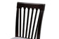 Baxton Studio Nellie Modern Grey Fabric and Dark Brown Wood 5-Piece Dining Set FredCo