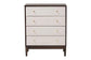 Baxton Studio Nikolai Mid-Century Beige Fabric and Wenge Brown Wood 4-Drawer Chest FredCo