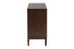 Baxton Studio Nikolai Mid-Century Beige Fabric and Wenge Brown Wood 6-Drawer Dresser FredCo