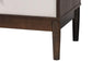 Baxton Studio Nikolai Mid-Century Beige Fabric and Wenge Brown Wood 6-Drawer Dresser FredCo