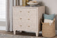 Baxton Studio Nira Modern Beige Faux Shagreen 3-Drawer Storage Cabinet FredCo
